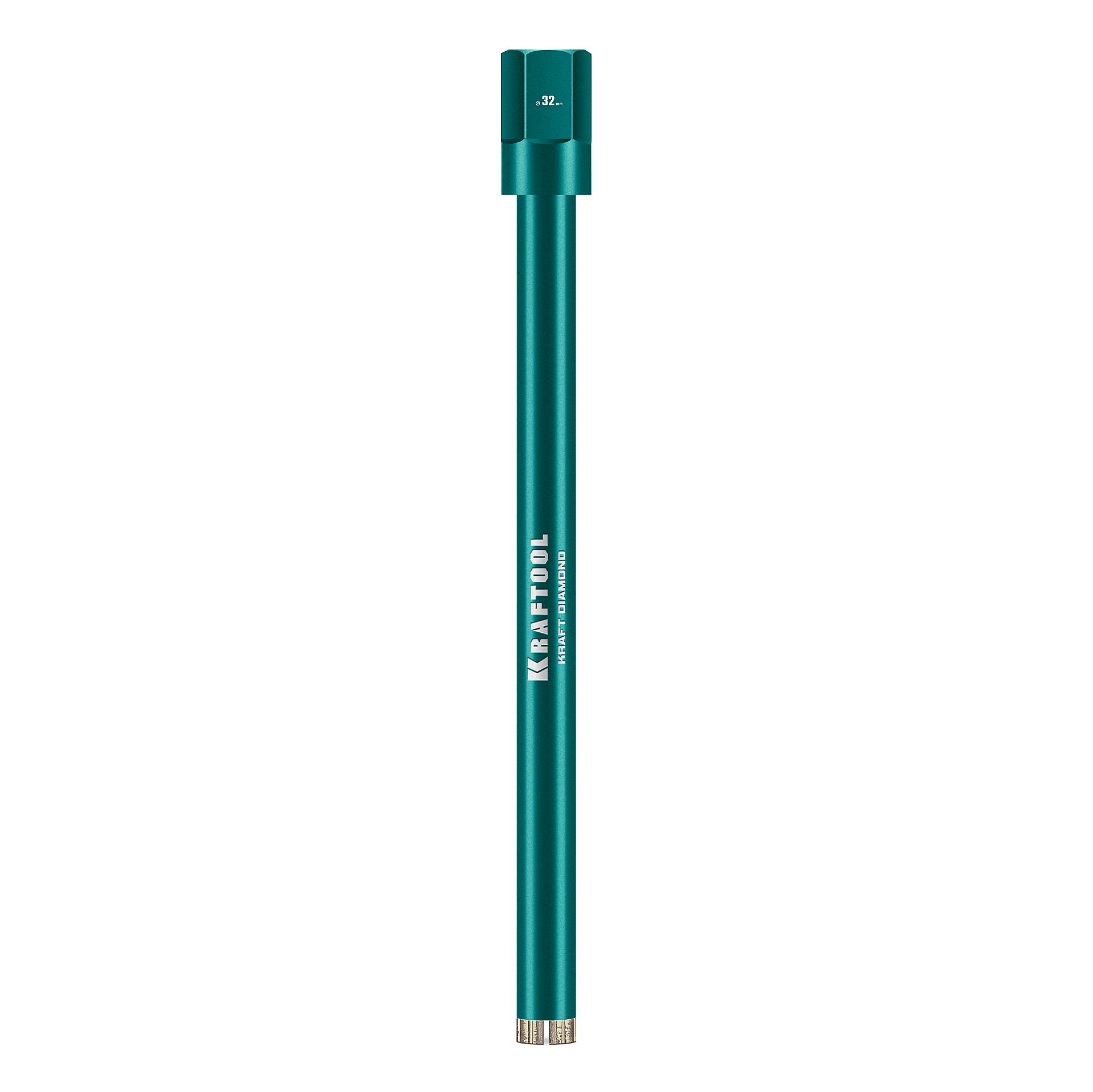 KRAFTOOL DIAMOND 32 мм (450 мм, 1 1/4″, лазерная сварка, сухое сверление с микроударом), алмазная коронка по железобетону (29825-032)