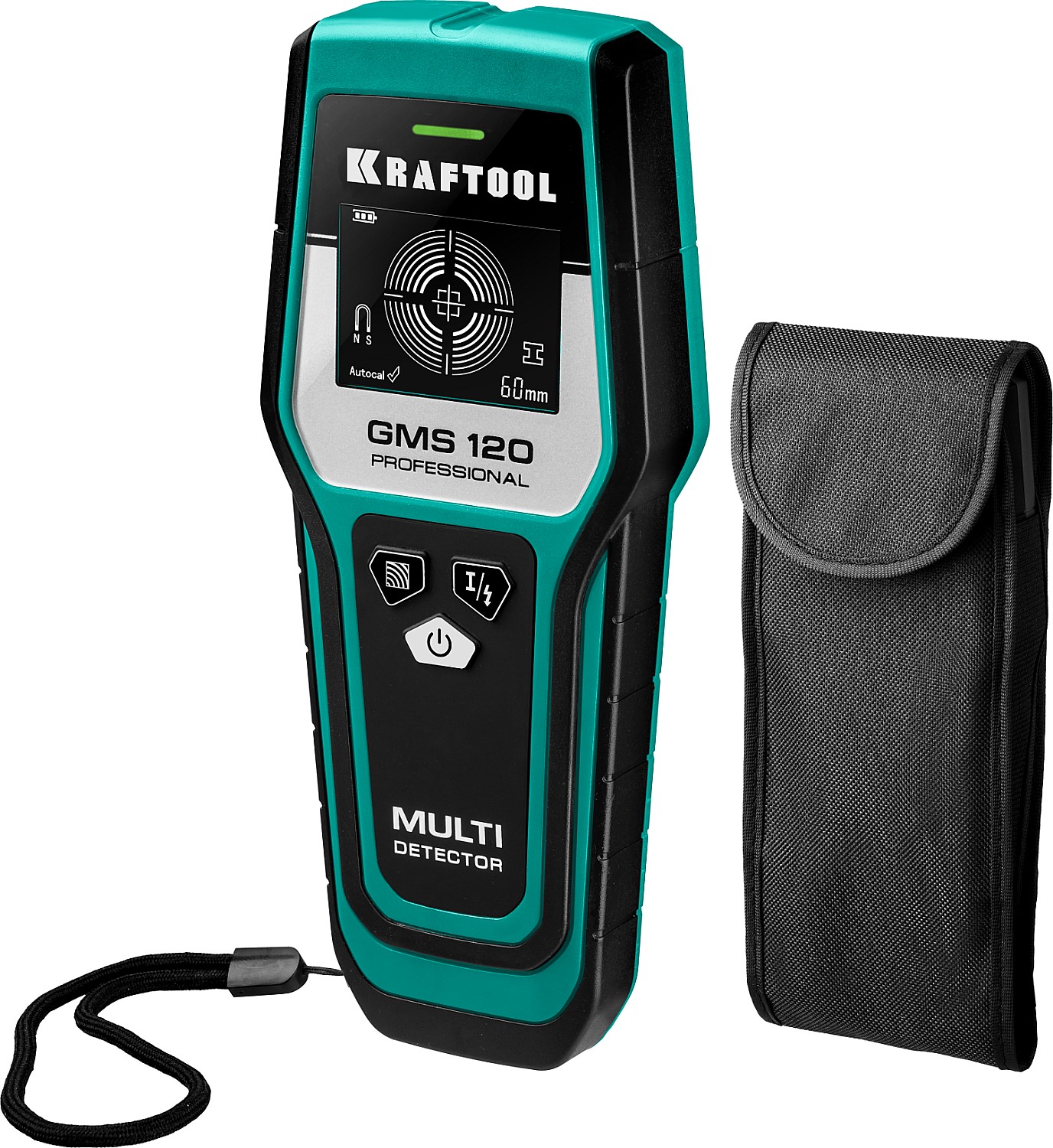 KRAFTOOL GMS-120, ЖК дисплей, универсальный детектор проводки (45298)